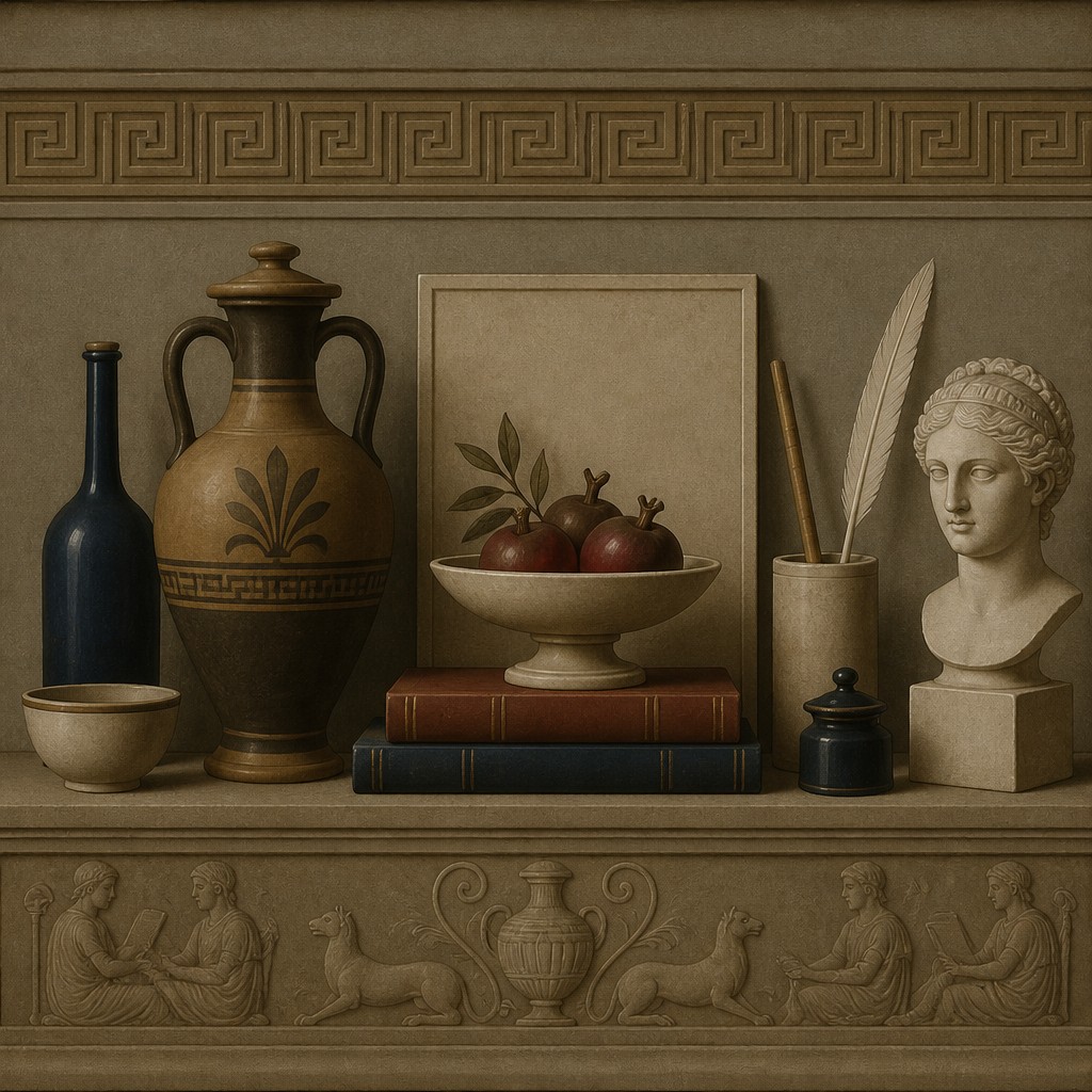 still life with everyday objects