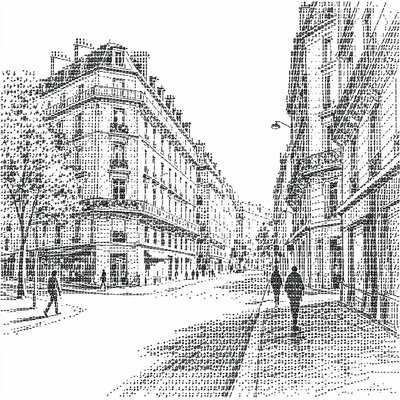 ASCII Art Style Style Transfer Example