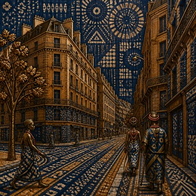 Nigerian Art Style Style Transfer Example