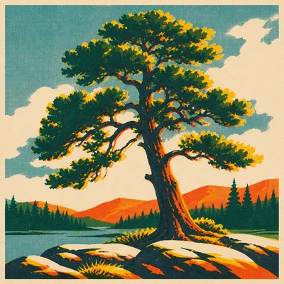 a tree in nature