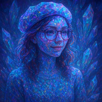 Crystal Fantasy Art Style Transfer Example