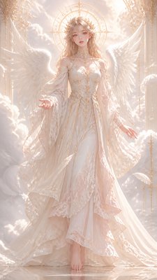 full-length portrait of an elegant figure