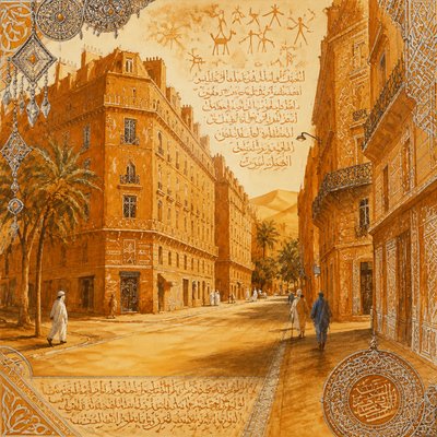 Mauritanian Art Style Style Transfer Example