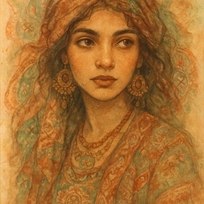 portrait of a person with expressive eyes