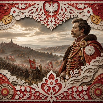 wide landscape with natural scenery — Polish Art Style