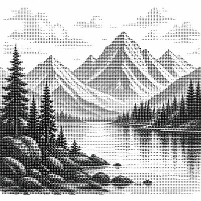 wide landscape with natural scenery