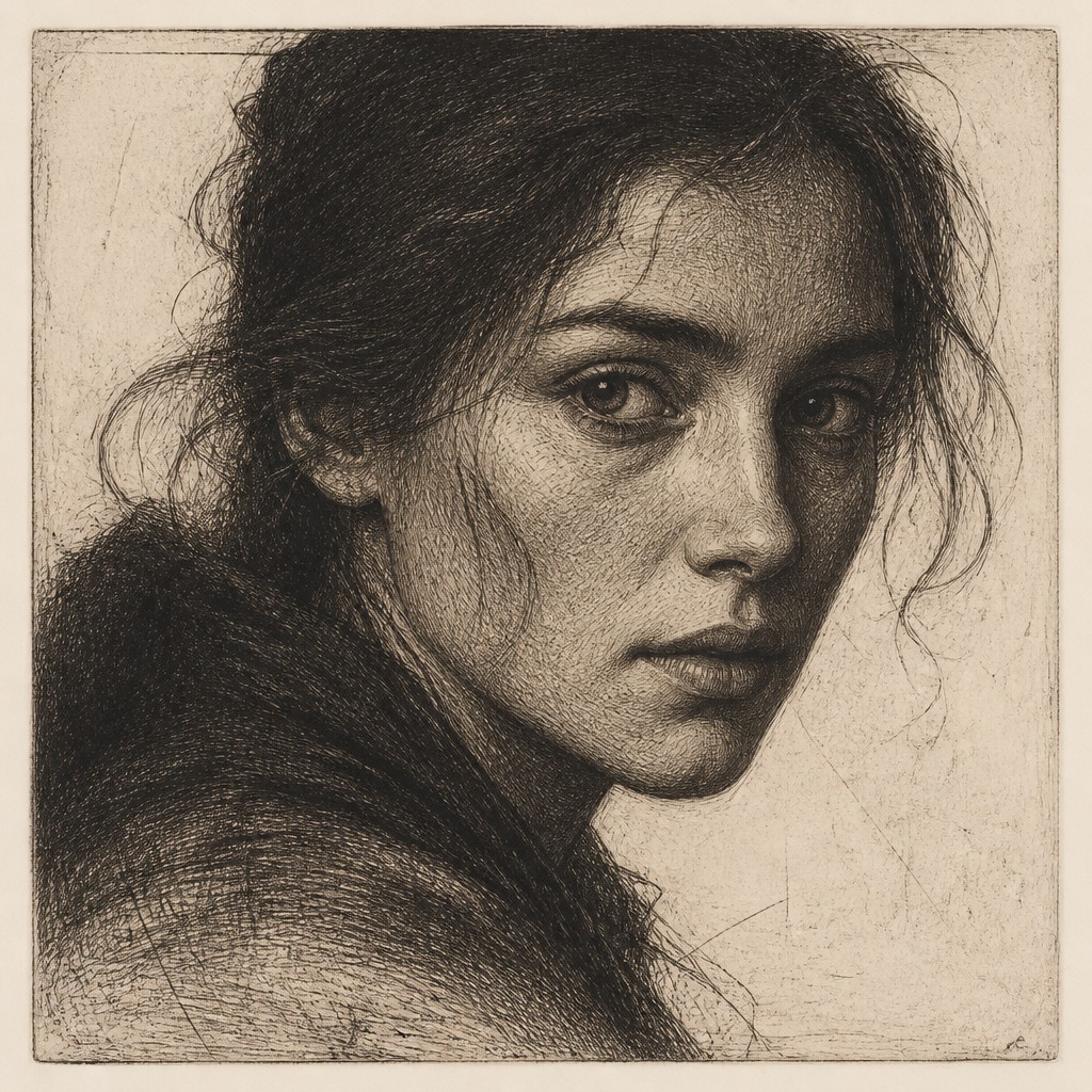 Etching Print Style example artwork 1