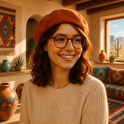 Southwestern Interior Design Style Transfer Example