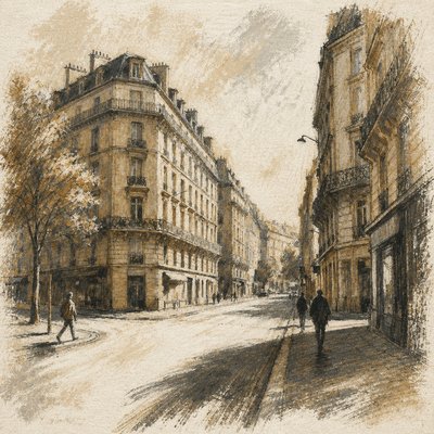 Dry Brush Painting Style Style Transfer Example