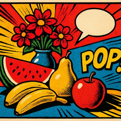 Comic Book Pop Art Style 3