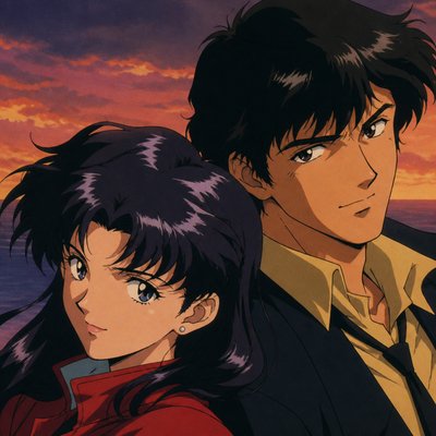 portrait of two people together
