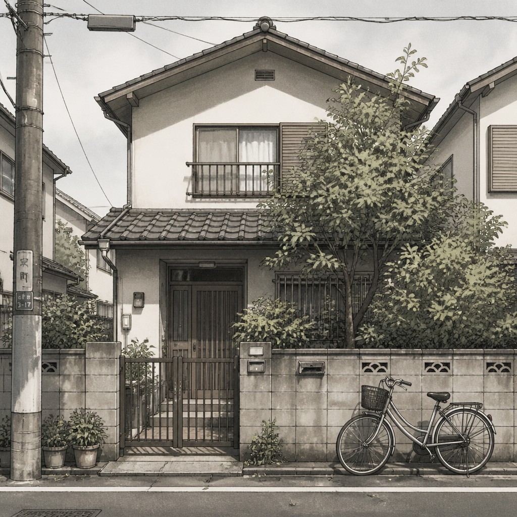 house with front view