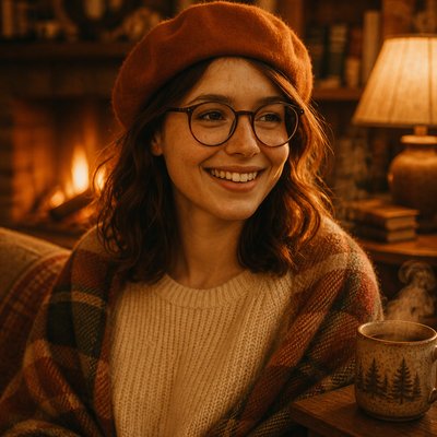 Cozycore Aesthetic Style Transfer Example