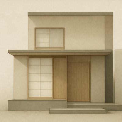 house with front view