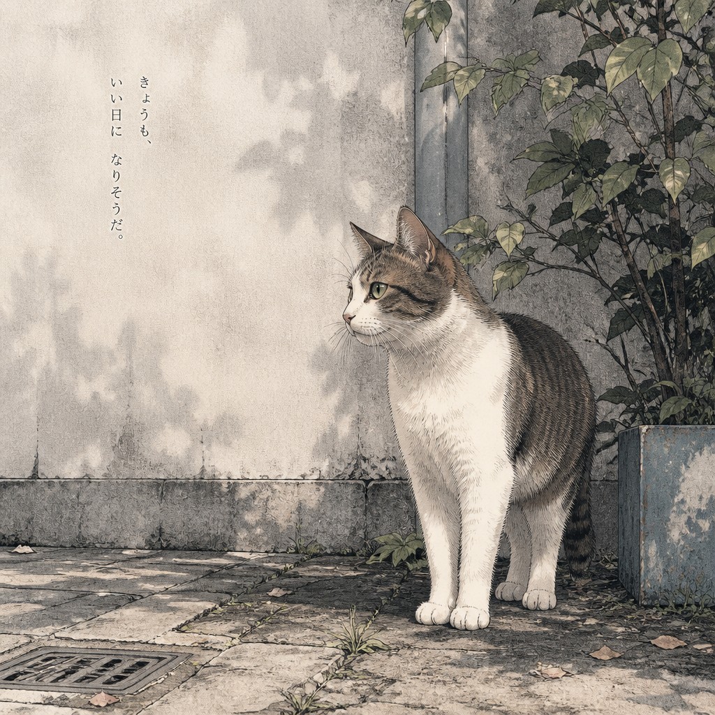 animal standing in natural pose