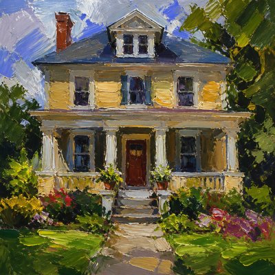 house with front view