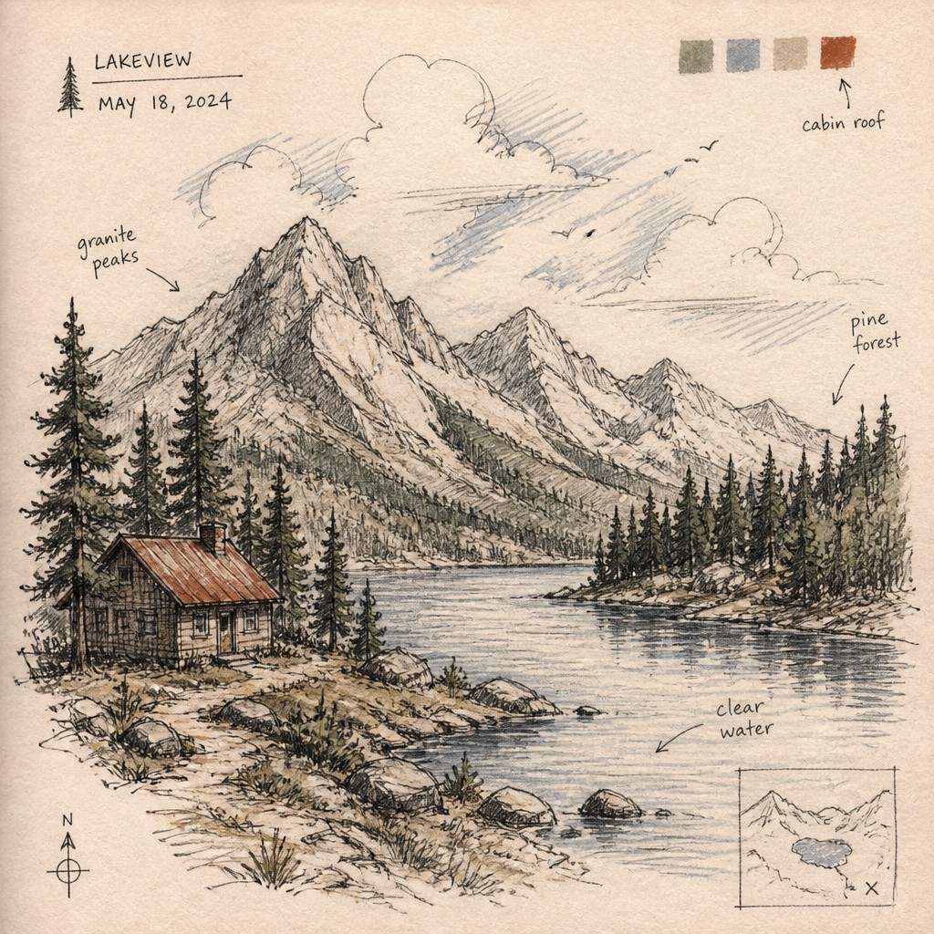 wide landscape with natural scenery