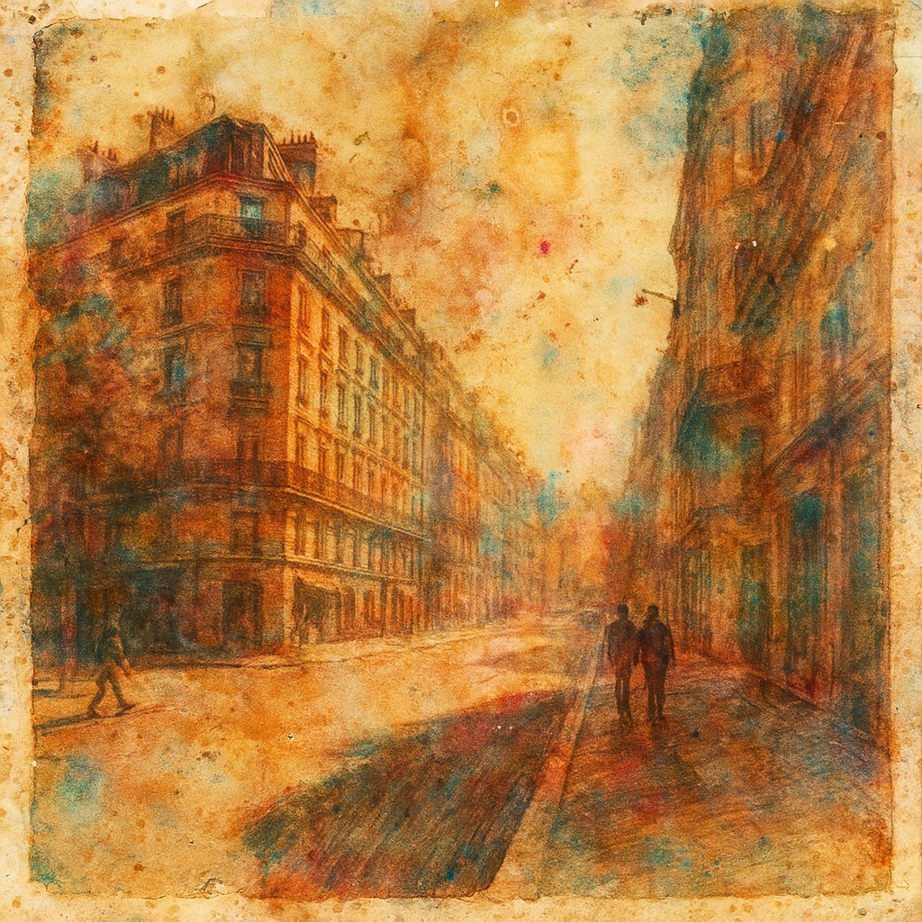 Polaroid Decay Aesthetic Style Transfer Example