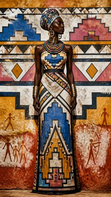 full-length portrait of an elegant figure