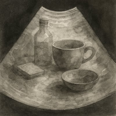 still life with everyday objects
