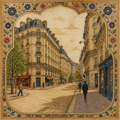 Miniature Painting Style Style Transfer Example