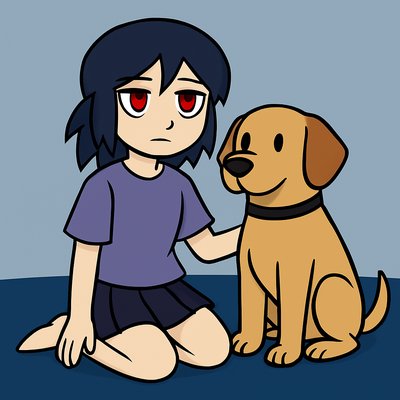 Dog With Girl