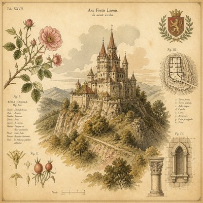 majestic castle on a hilltop