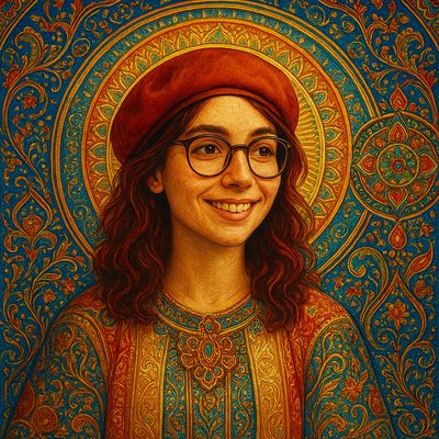 Hindu Religious Art Style Transfer Example
