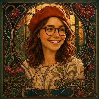 Art Nouveau Architecture Art Style Transfer Example
