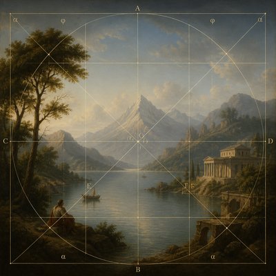 serene landscape with mountains and water