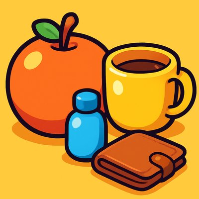still life with everyday objects