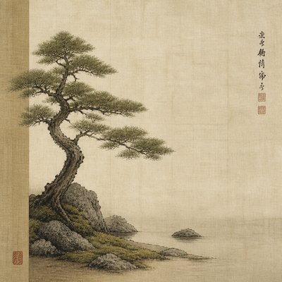 a tree in nature — Japanese Architecture Art