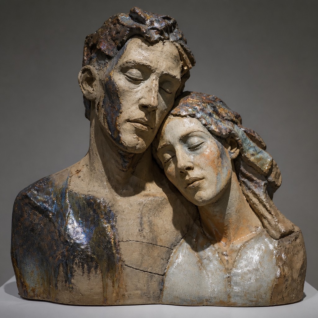portrait of two people together