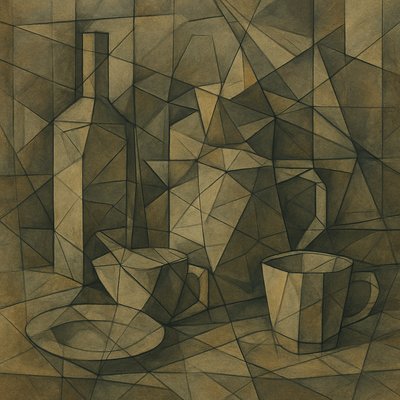 still life with everyday objects