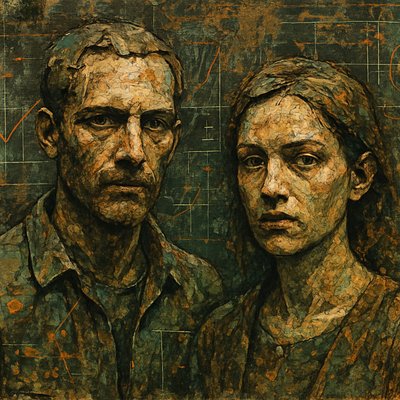 portrait of two people together