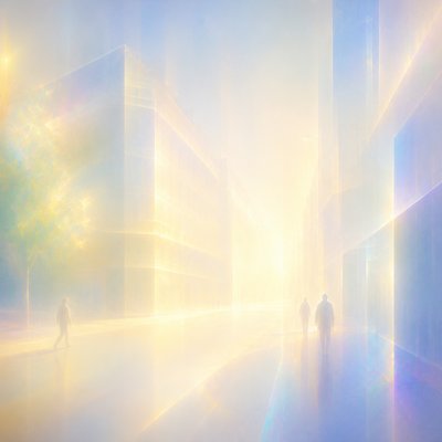 Light and Space Art Style Style Transfer Example