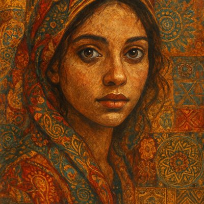 portrait of a person with expressive eyes