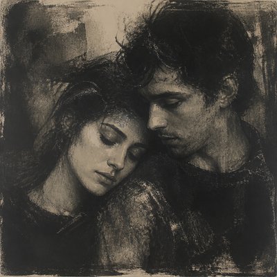 portrait of two people together