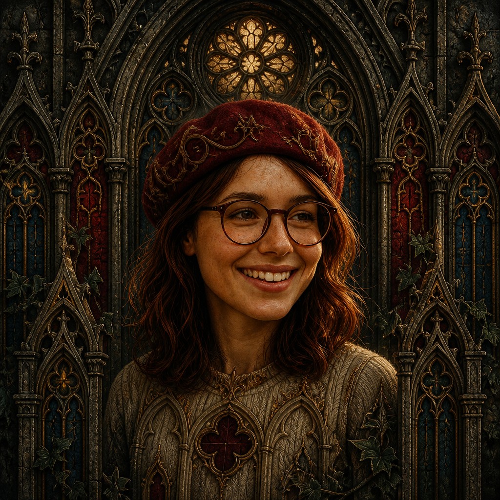Gothic Architecture Art Style Transfer Example