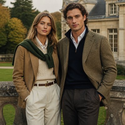 portrait of two people together