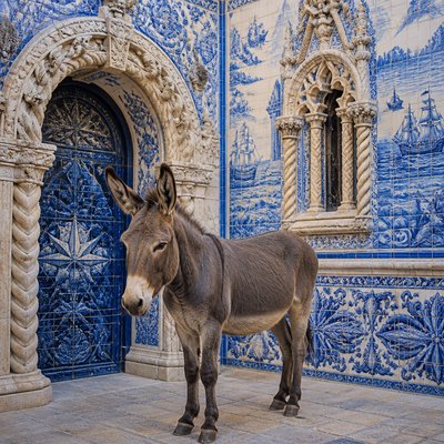 animal standing in natural pose — Lisbon Art Style