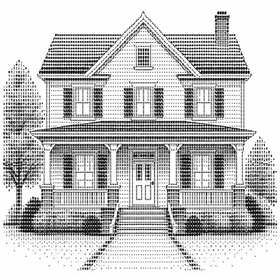 house with front view