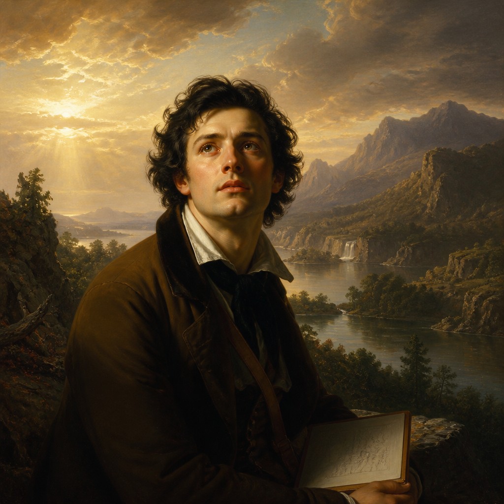Hudson River School Art Style AI art example
