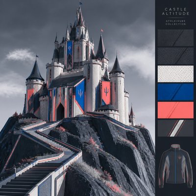 majestic castle on a hilltop