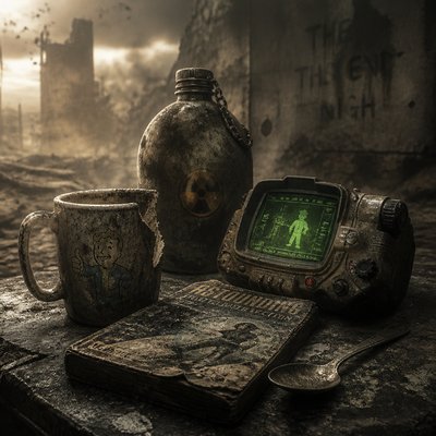 still life with everyday objects