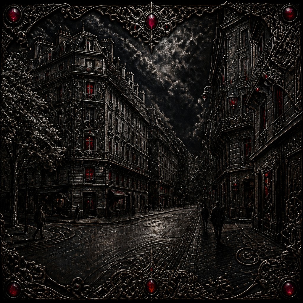 Gothic Jewelry Design Style Transfer Example