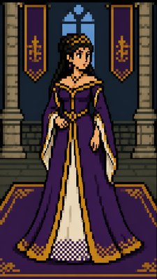 full-length portrait of an elegant figure