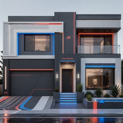 house with front view