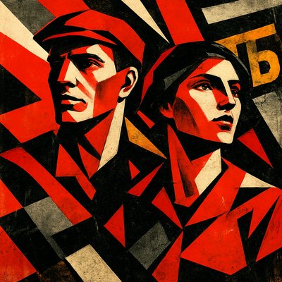 portrait of two people together