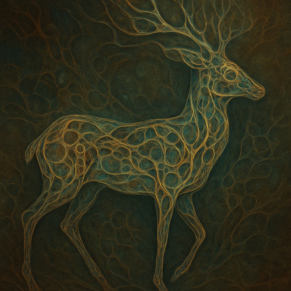 animal standing in natural pose